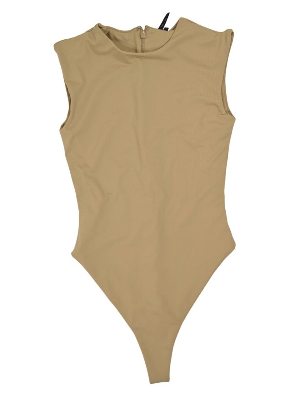Entire Studios Sleeveless Bodysuit in Almond Beige